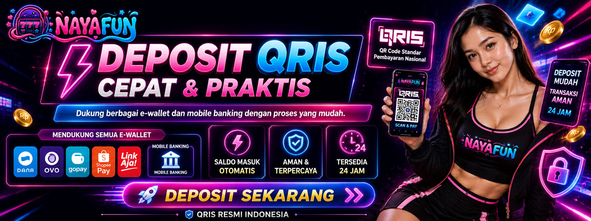 Deposit QRIS 1 Detik